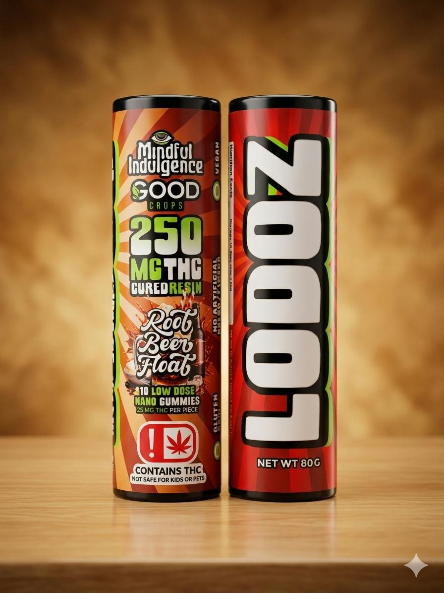 LoDoz - Root Beer Float - Nano Resin Gummies - 25mg each - 250mg total by Mindful Indulgence