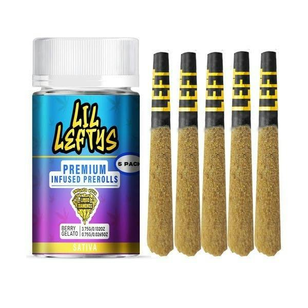 Berry Gelato | Infused Joints | 0.75g | 5pk by LEFT COAST