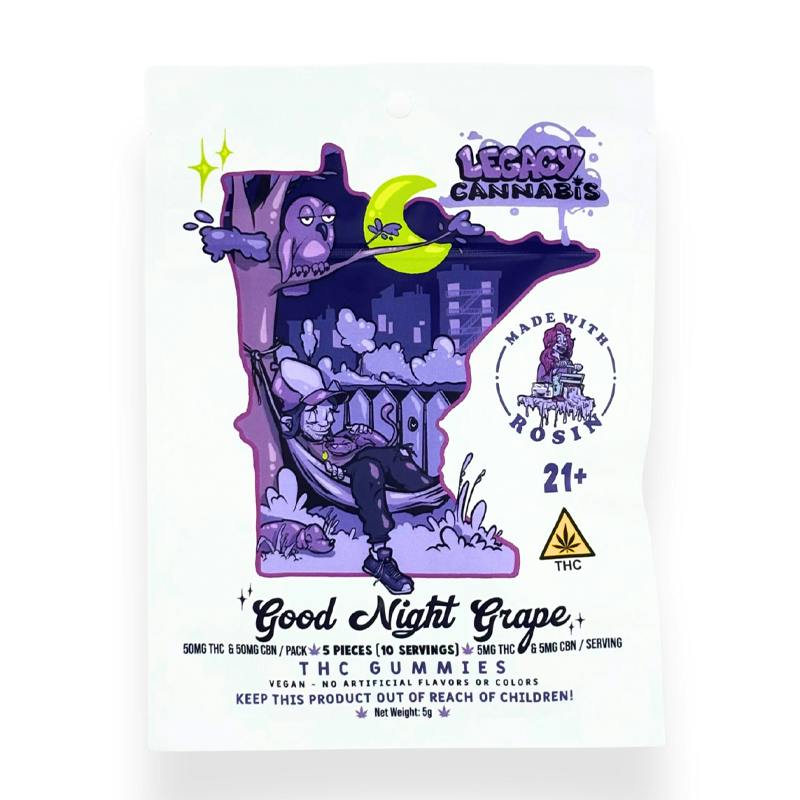 Good Night Grape | Gummies | 10pk | 5mg/ea