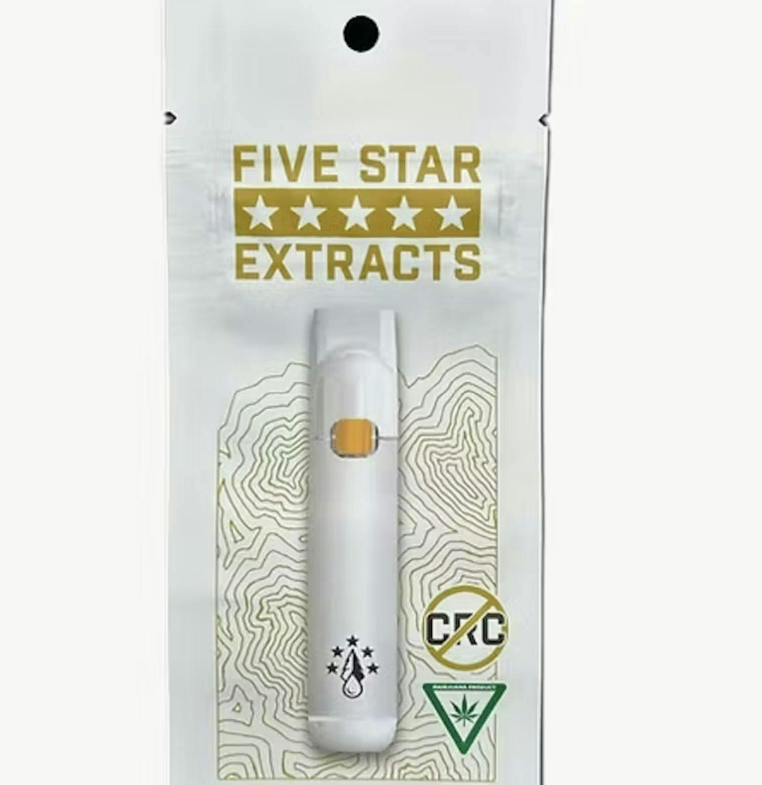 Five Star Extracts | Nerd Valley | Nug Run Sugar Sauce Disposable | 1g