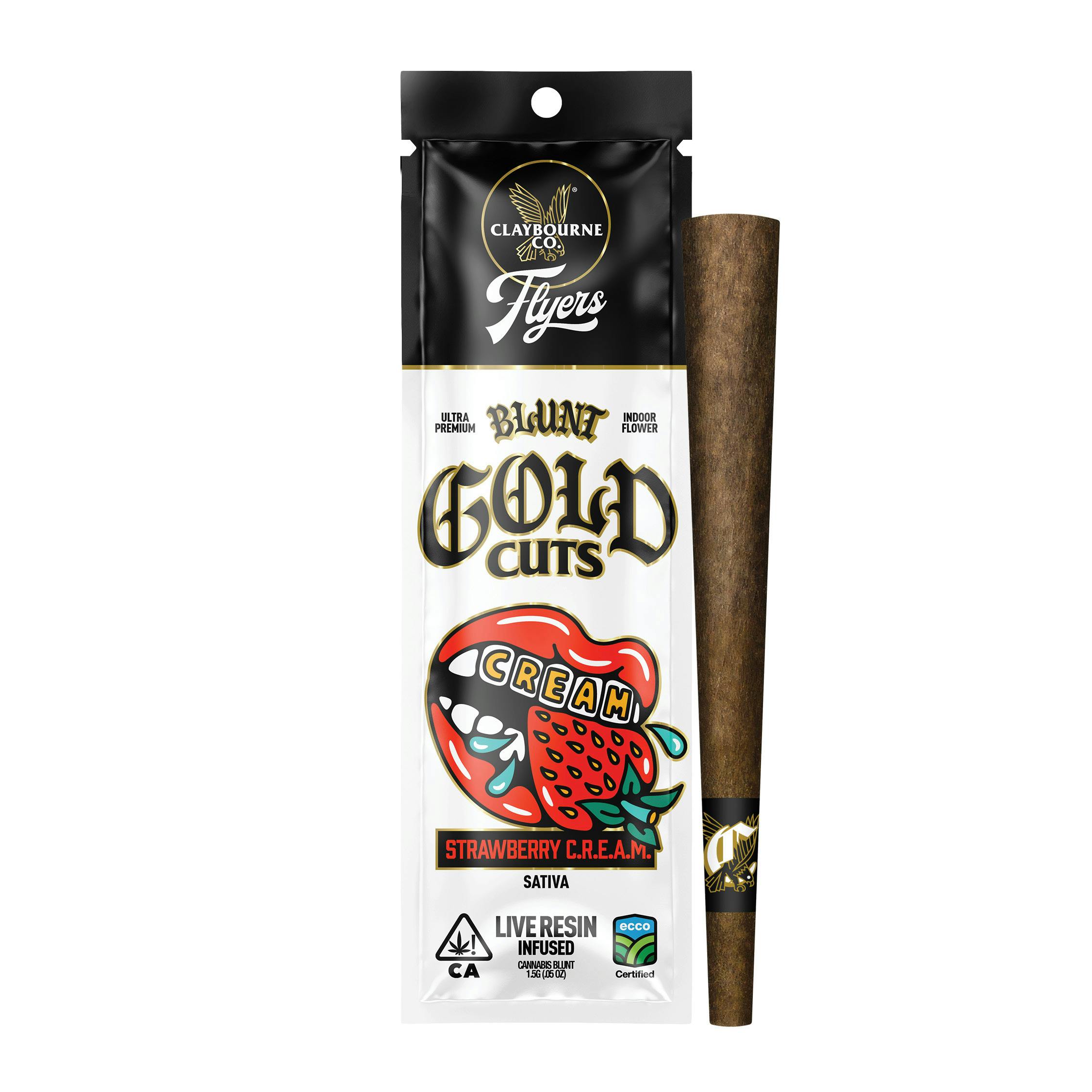 Claybourne Co.: Strawberry C.r.e.a.m - Flyers Gold Cuts Blunt