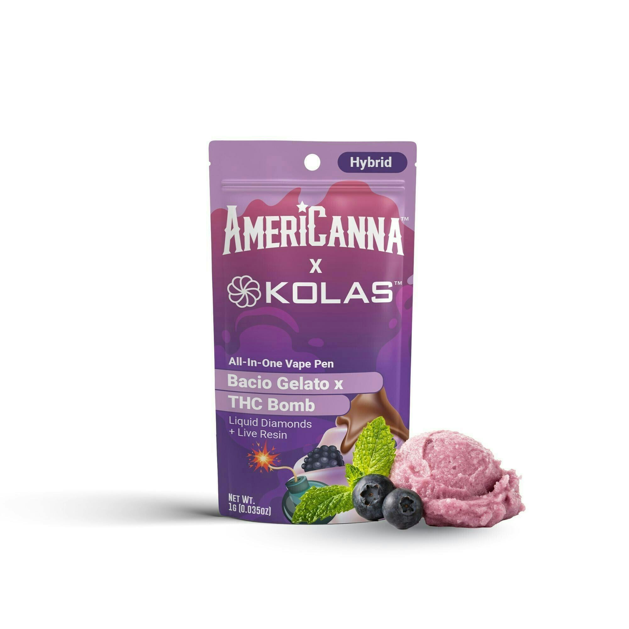 AmeriCanna — Bacio Gelato