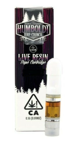 Humboldt Terp Council | Jack Herer | Live Resin Cartridge | 1g