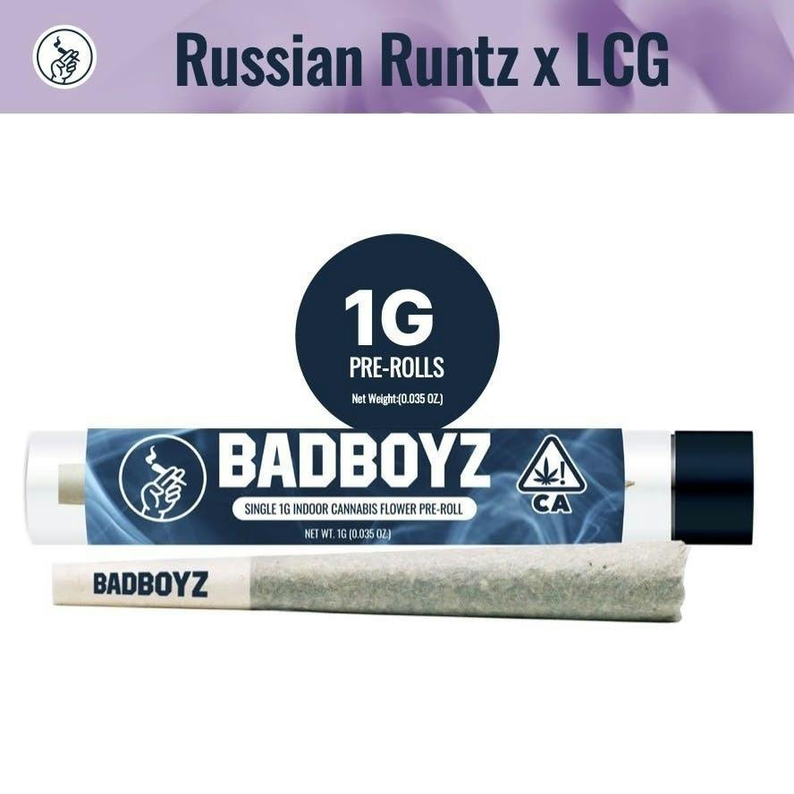 Russian Runtz x LCG | BADBOYZ Joint | 1g