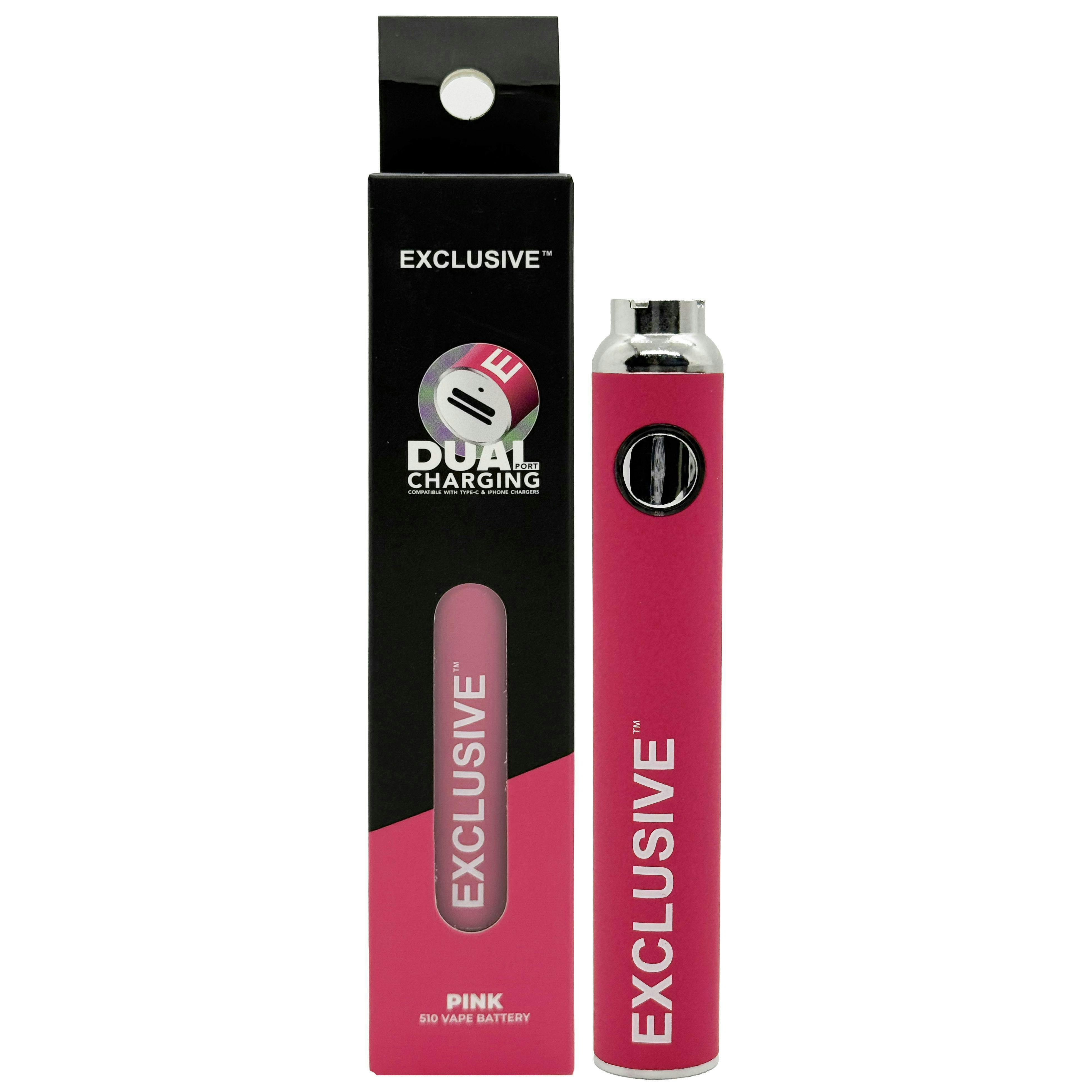Pink | 510 Dual Charging Battery | Push Button