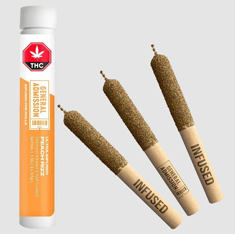 Peach Rizz | Infused Minis | 0.5g each | 3pk