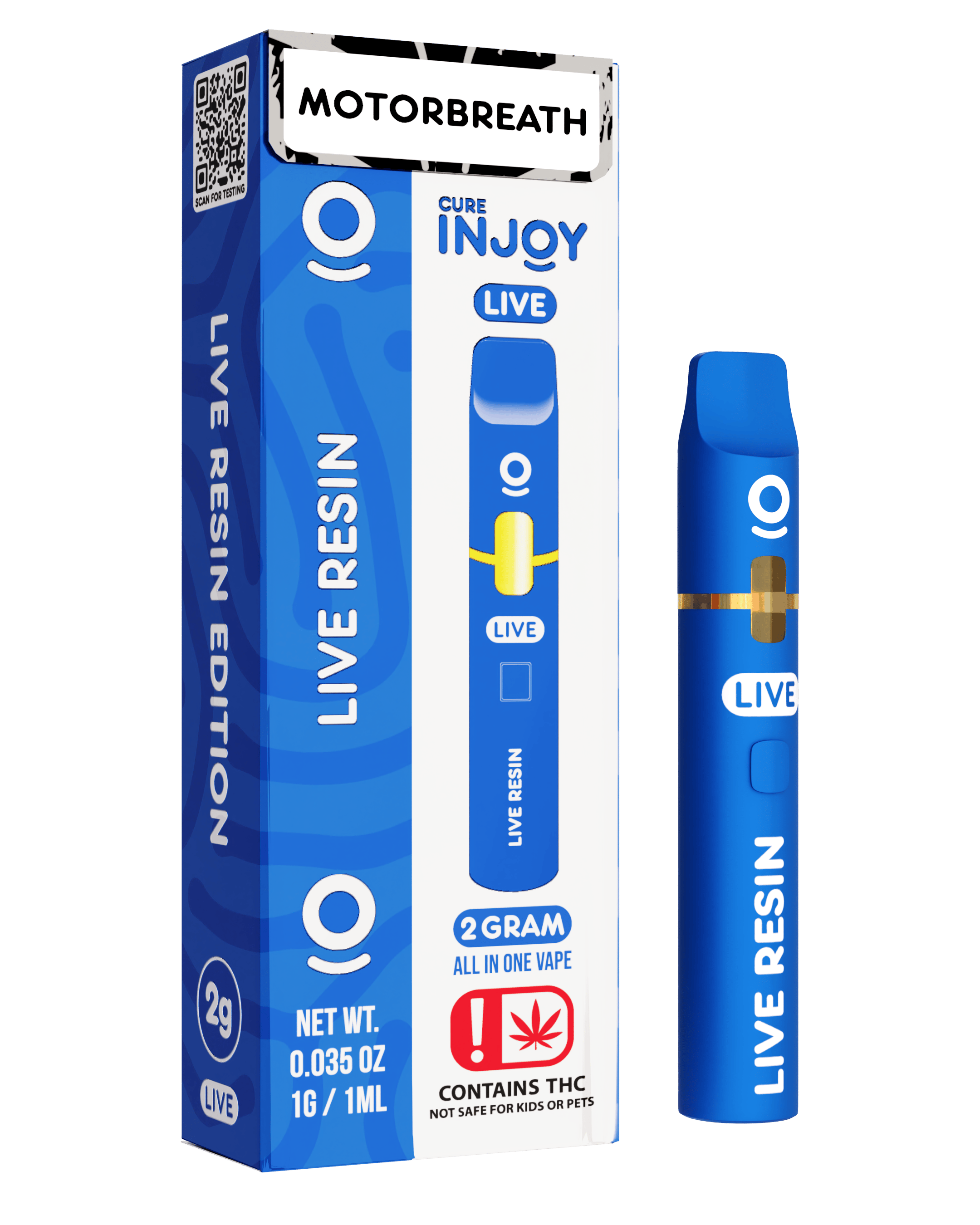 Cure Injoy | Motor Breath | Live Resin Disposable | 2g
