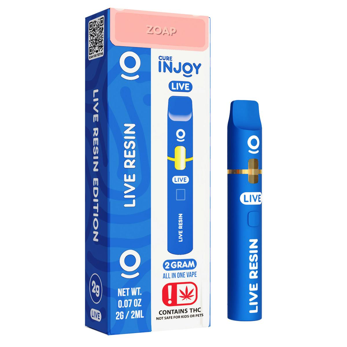 Cure Injoy | Zoap | Live Resin AIO | 2g