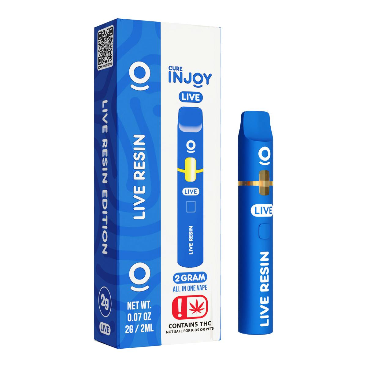 Cure Injoy | Sour Nerdz | Live Resin AIO | 2g