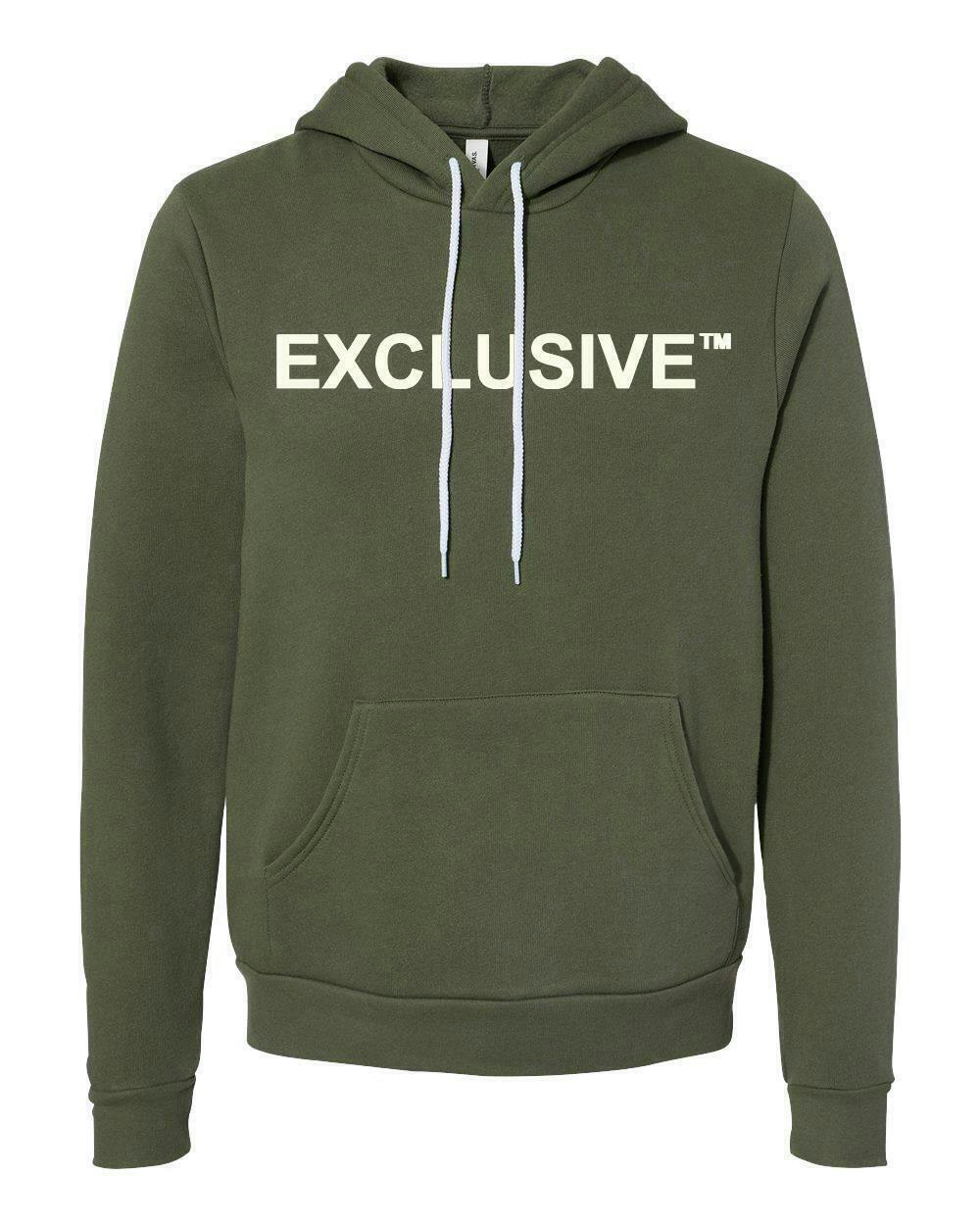 Exclusive White Logo | Army Green Hoodie | 2XL