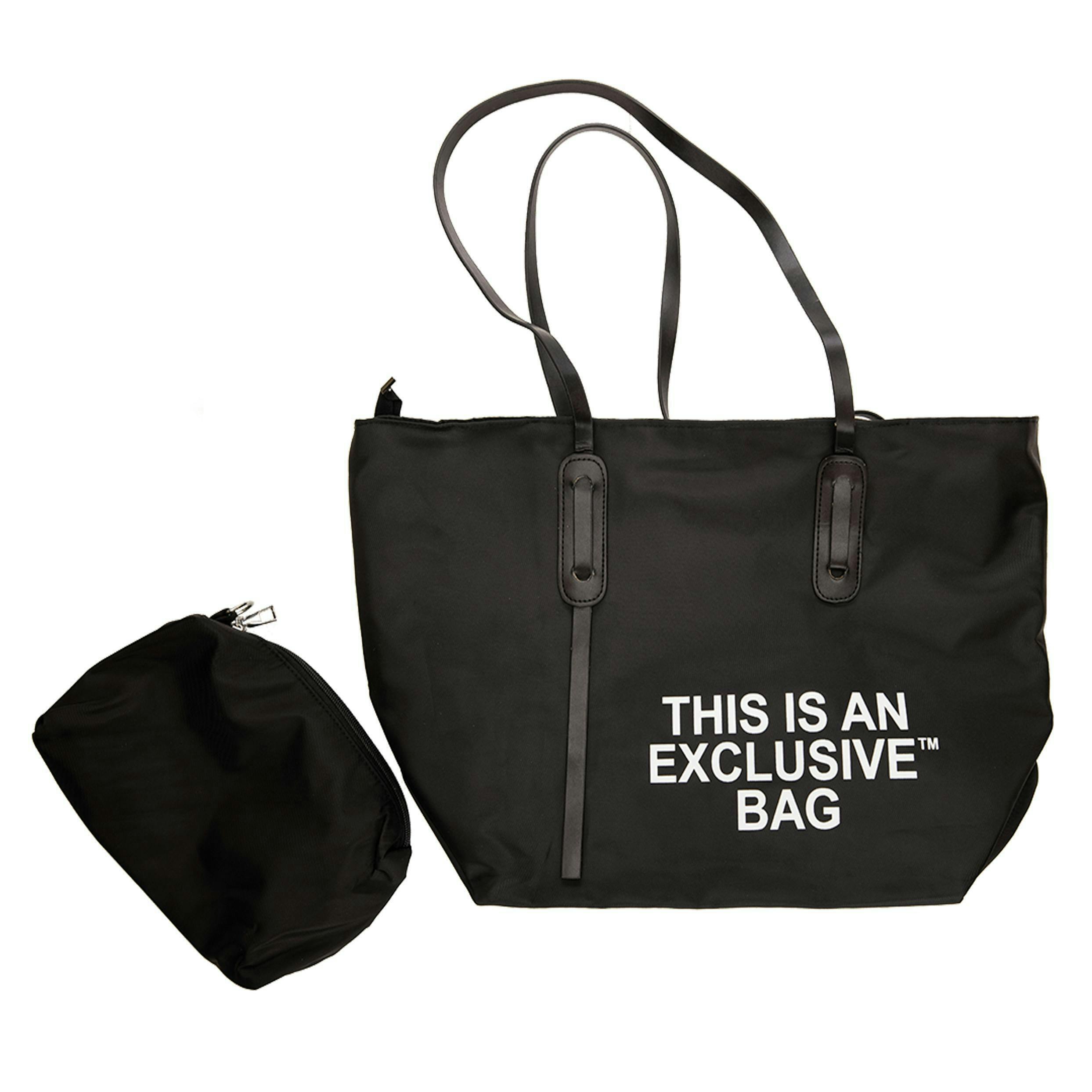 Exclusive Tote Bag With Zipper Pouch | Storage