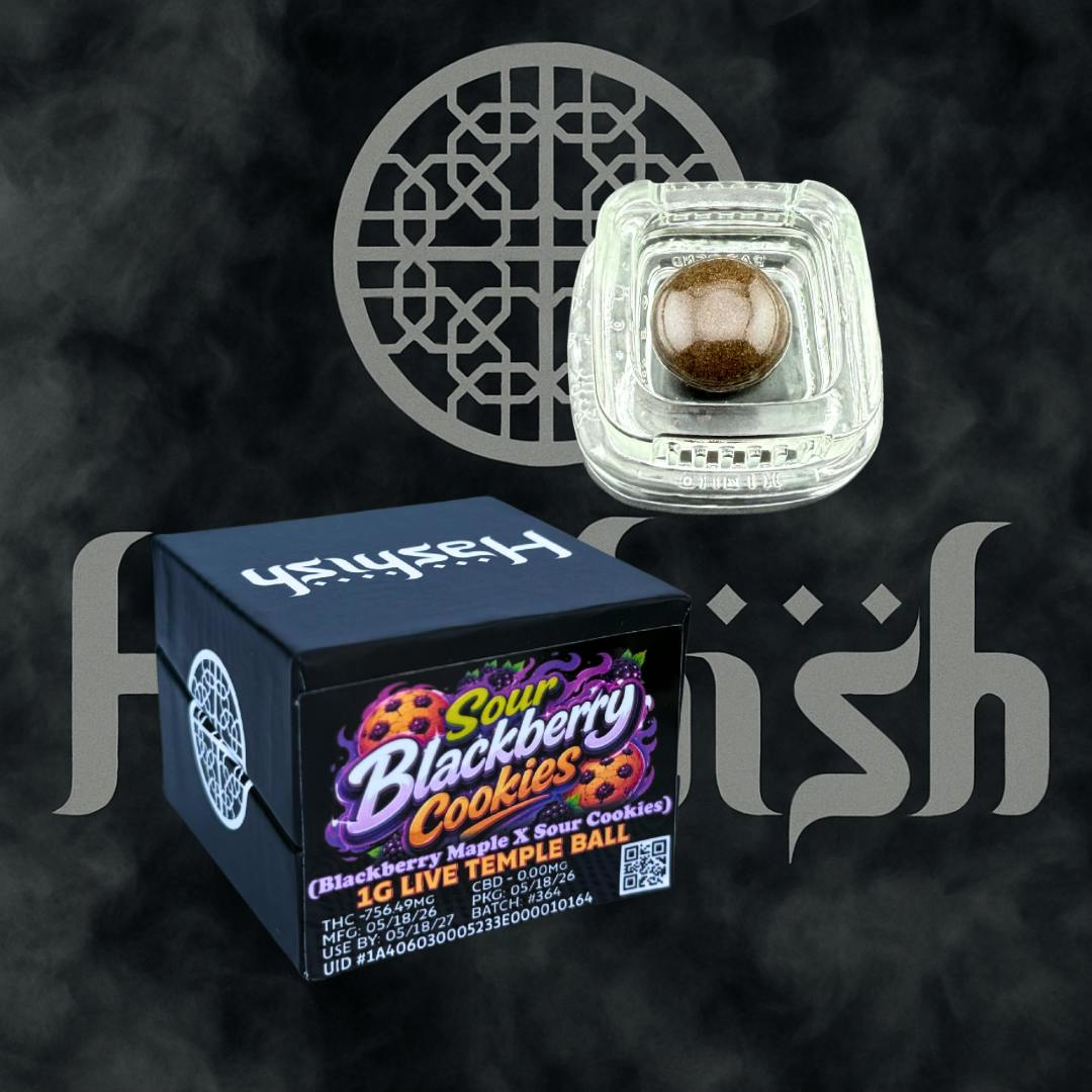 Hashish: Sour Blackberry Cookies Temple Ball