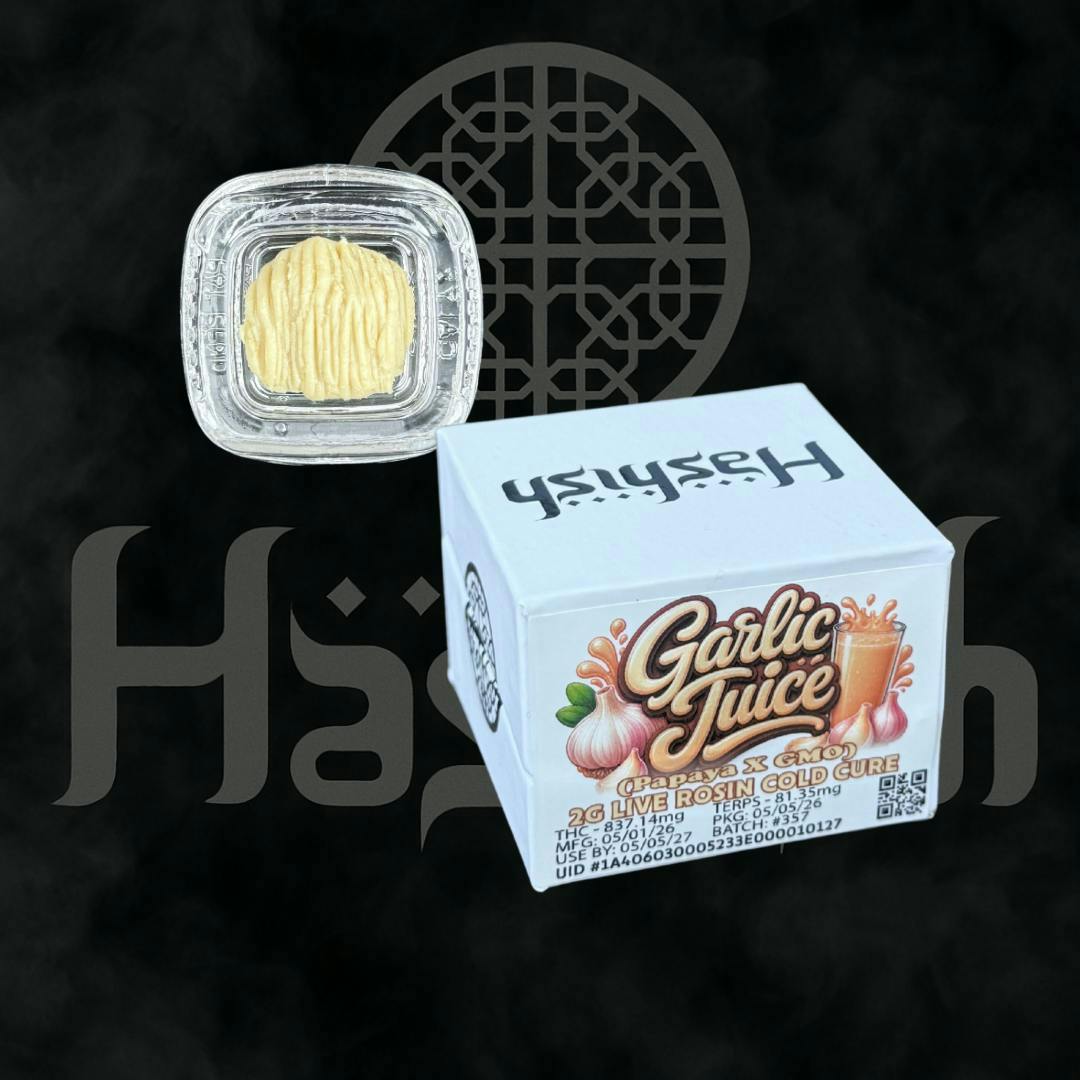 Hashish: Garlic Juice