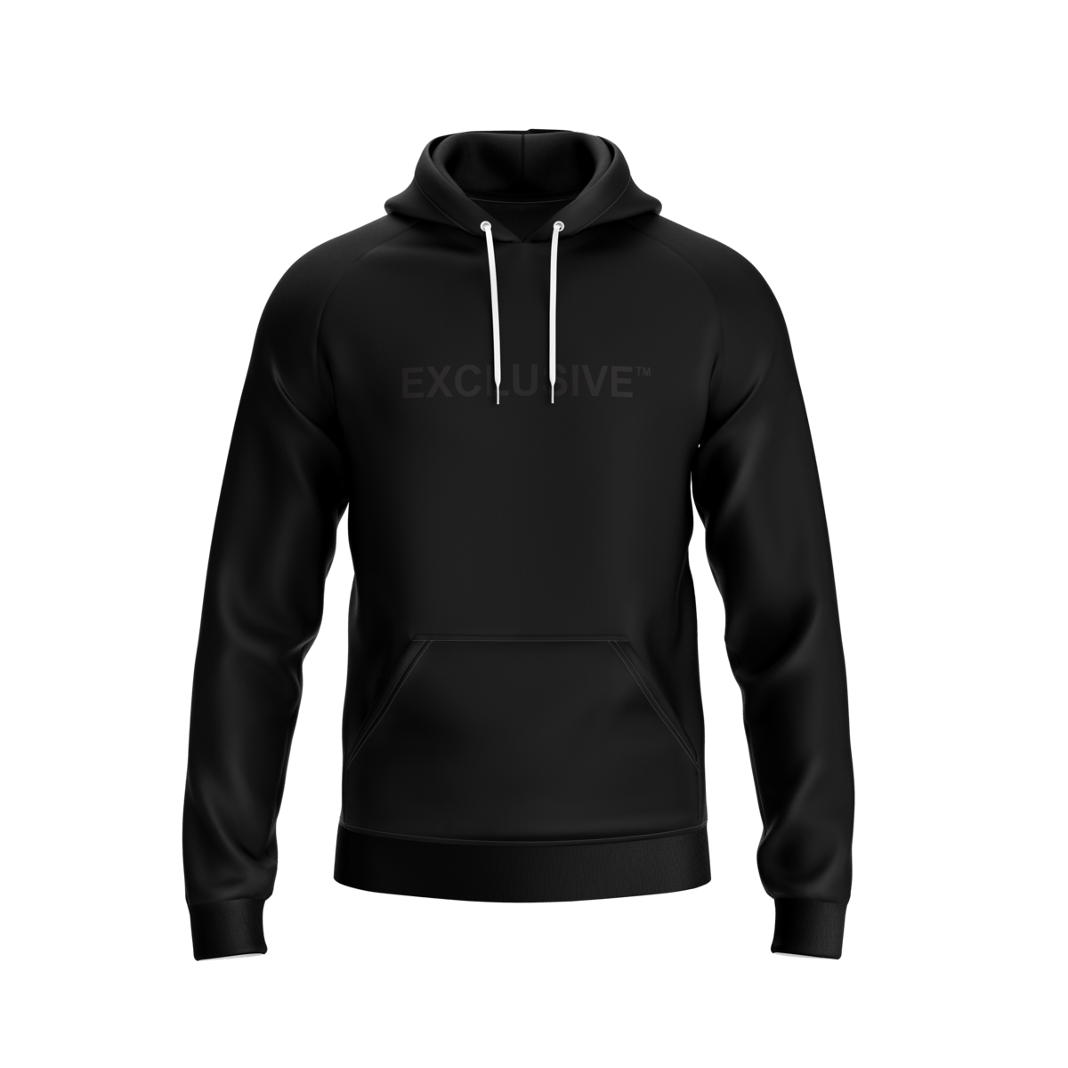 Exclusive Black Logo | Black Hoodie | Large
