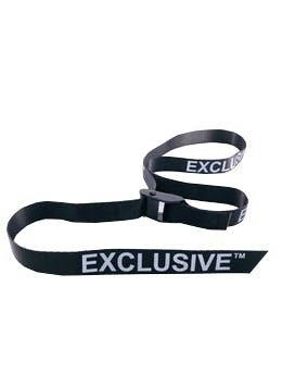 Exclusive White Logo Adjustable Belt - One Size | Apparel
