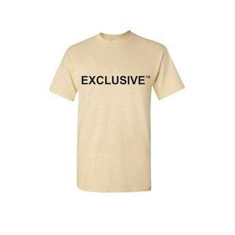 Exclusive Black Logo | Cream T-Shirt | XS