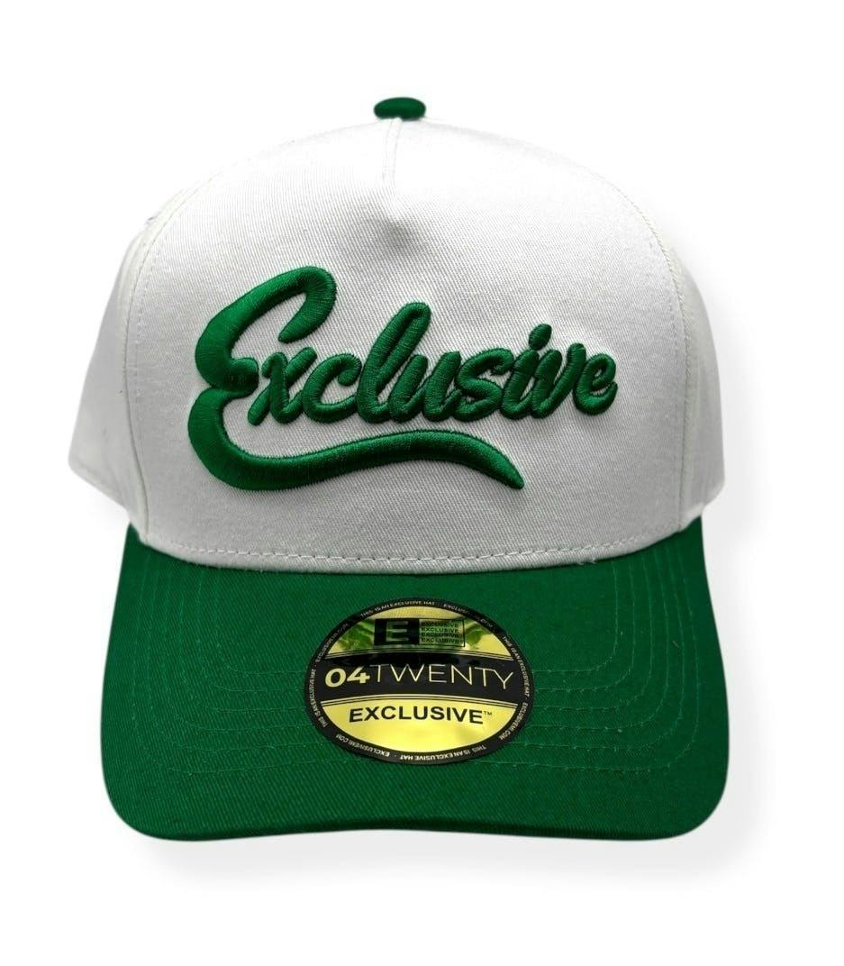 Exclusive x Crenshaw | White & Green "Lucky" Baseball Hat