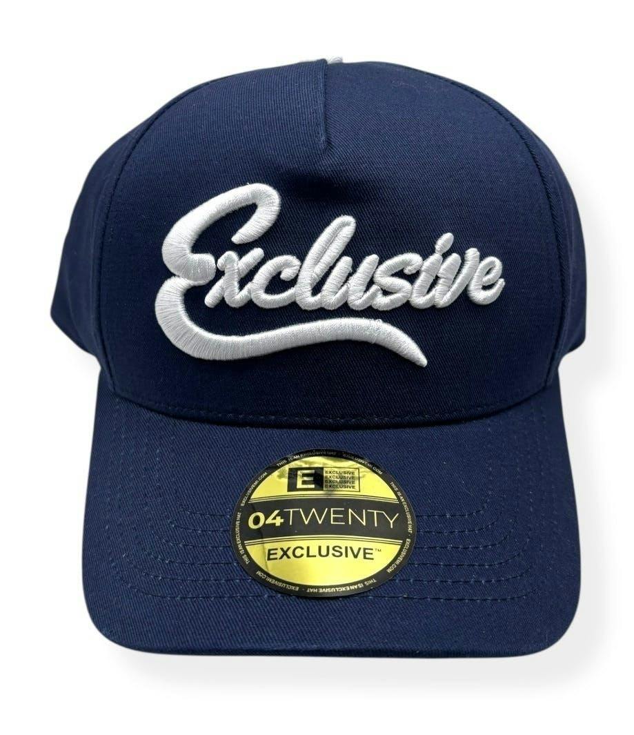 Exclusive x Crenshaw | Navy Baseball Hat (White Logo)