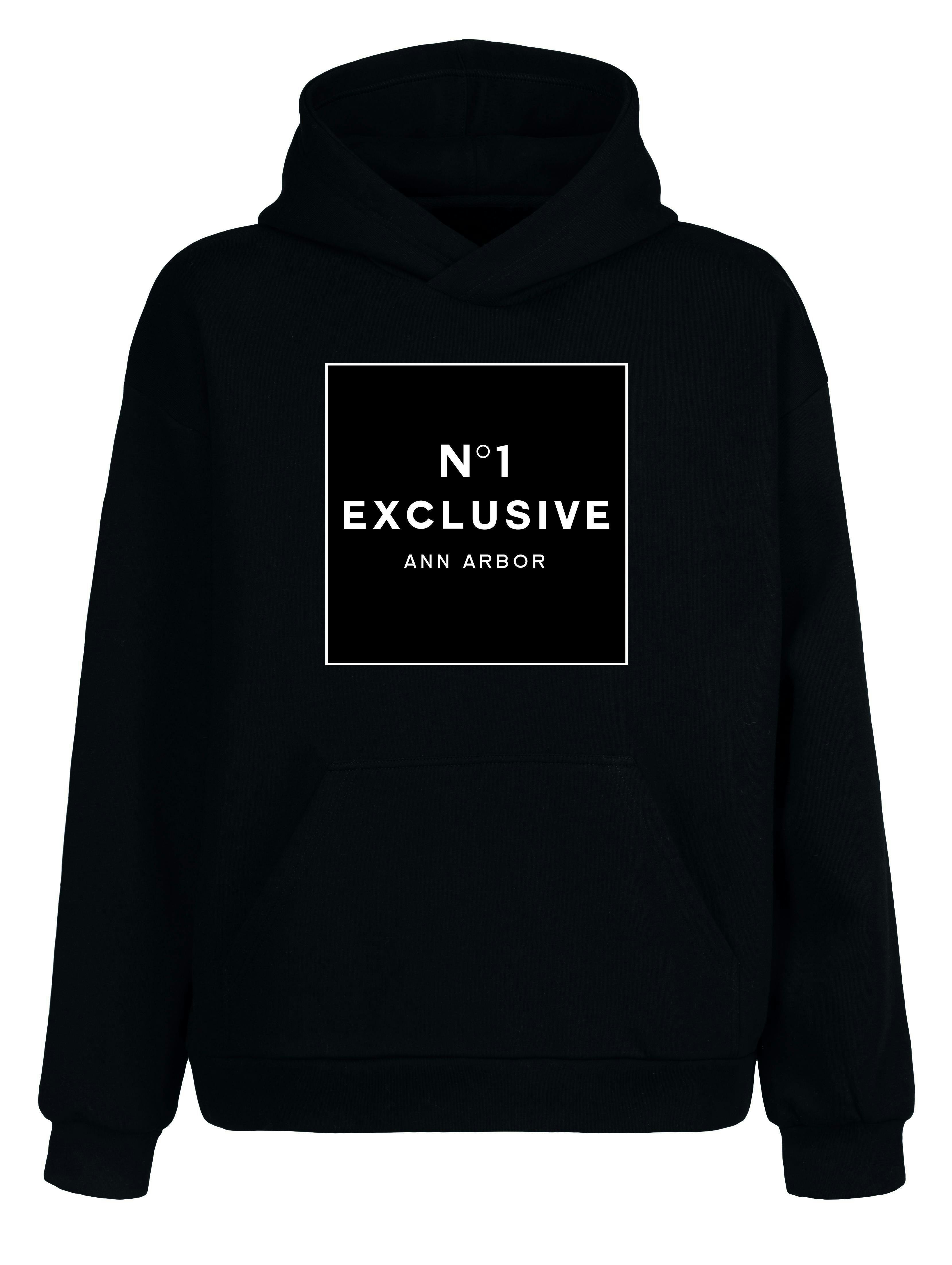 Chanel Black Logo | Black Hoodie | Small