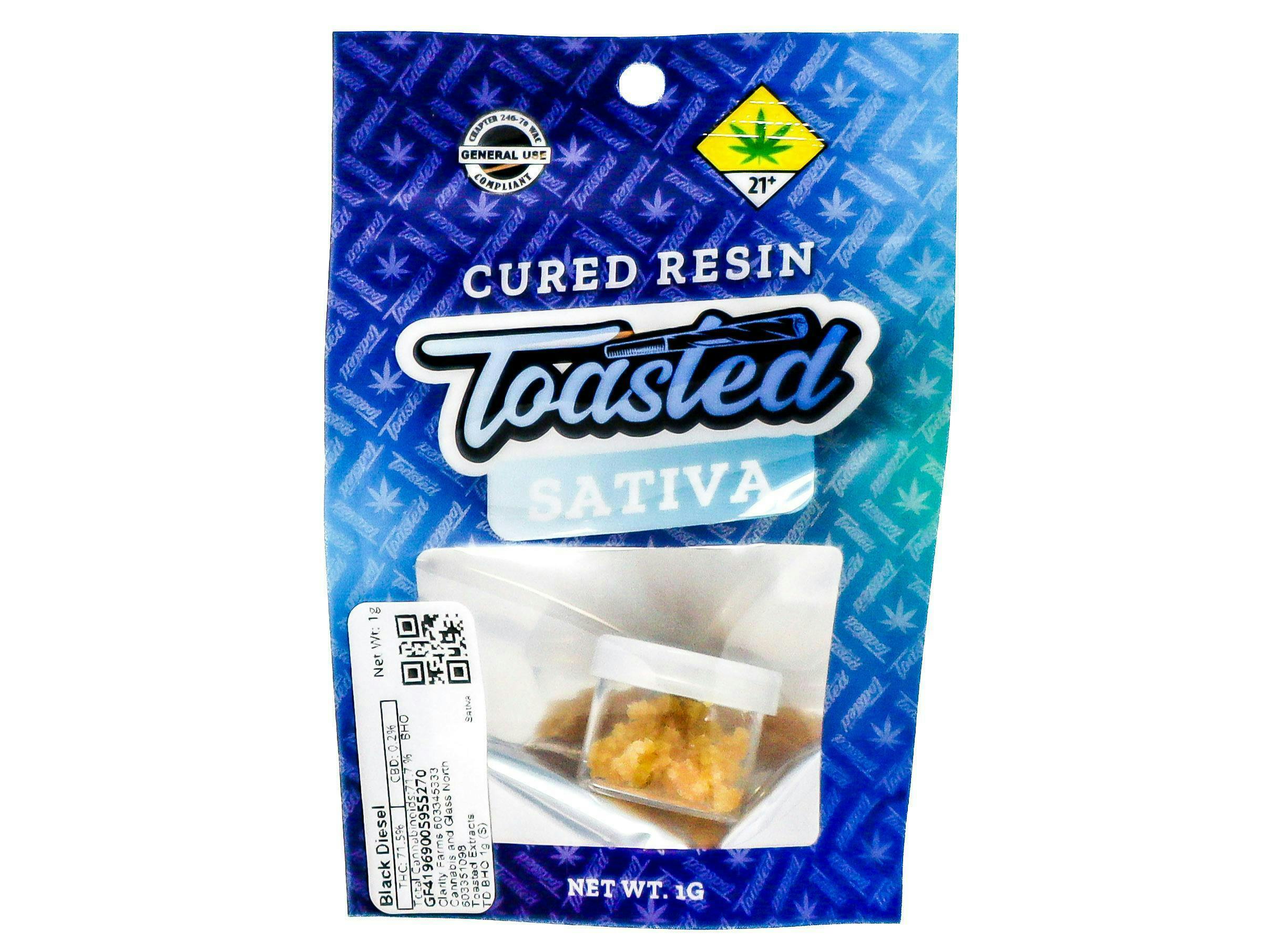 Black Diesel | Cured Resin | 1g