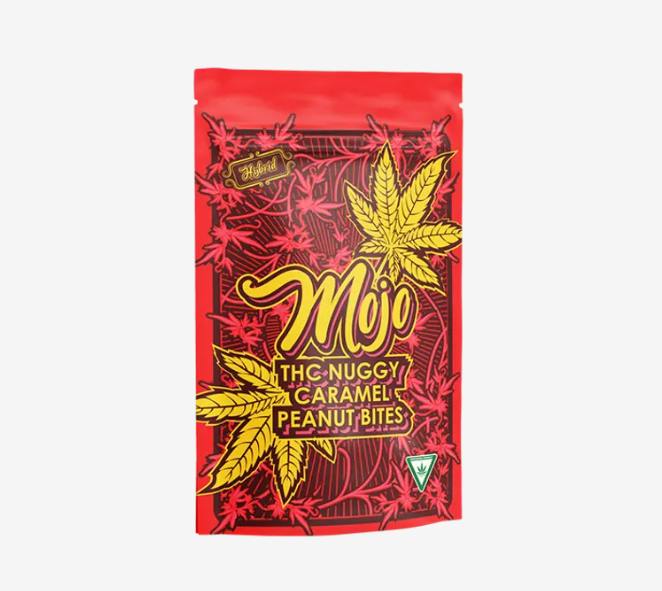 Nuggy Caramel Peanut Bites | Chocolates | 200mg | 20pk | 10mg/ea by Mojo Chocolates