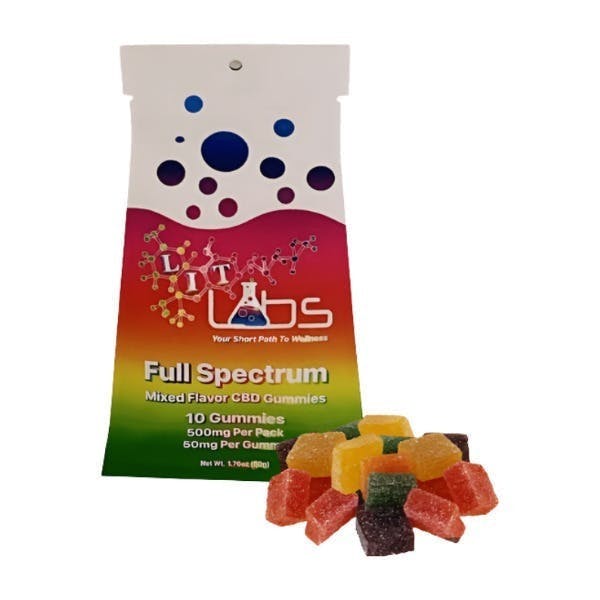 Quiet Dreams CBN:CBD Full Spectrum Mixed Flavor Gummies | Gummies | 10pk by Lit Labs