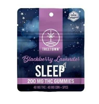 Blackberry Lavender Sleep Gummies | 100mg | 5ct | 40mg/ea by Treetown