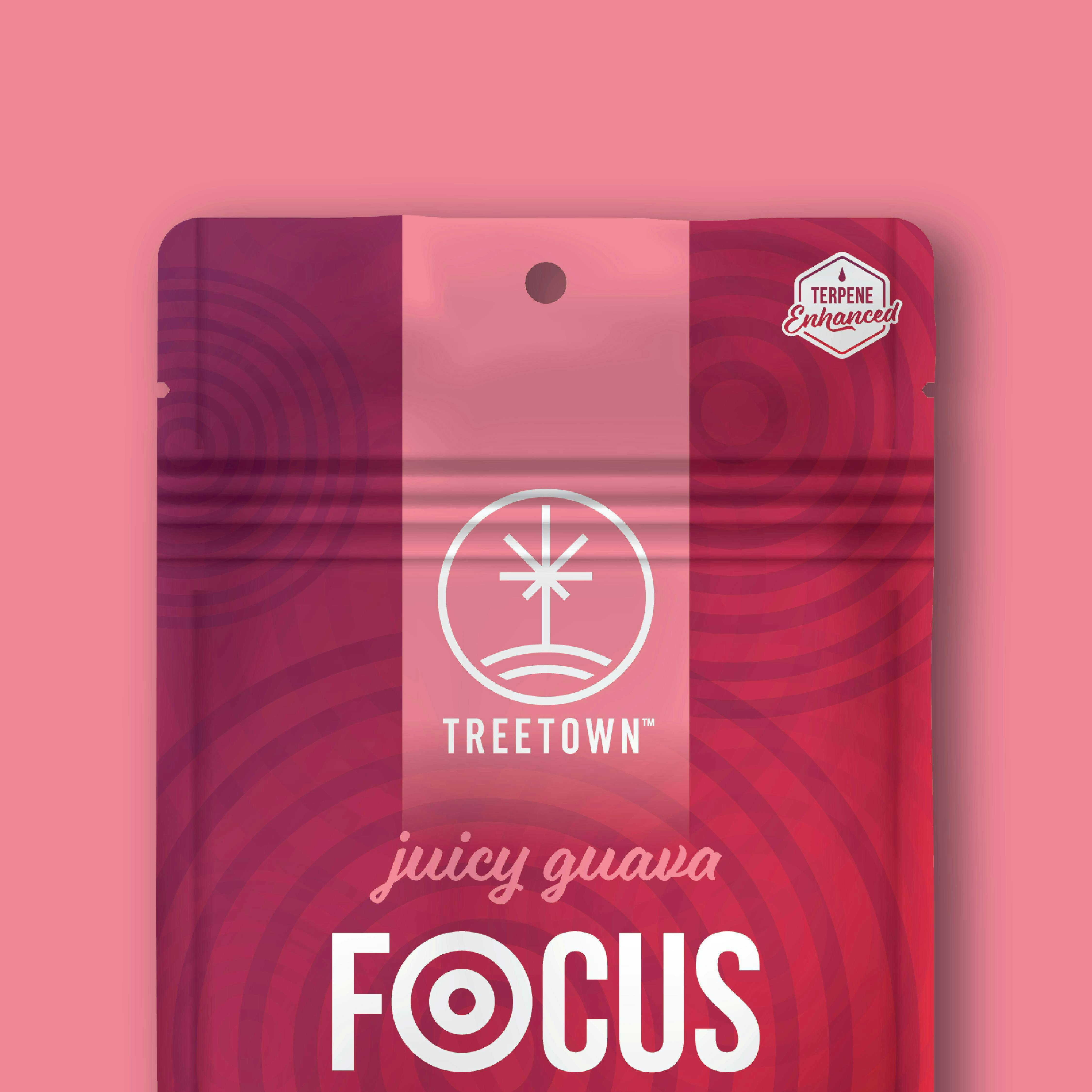 Guava Focus Gummies | 200mg | 5ct | 40mg/ea by Treetown