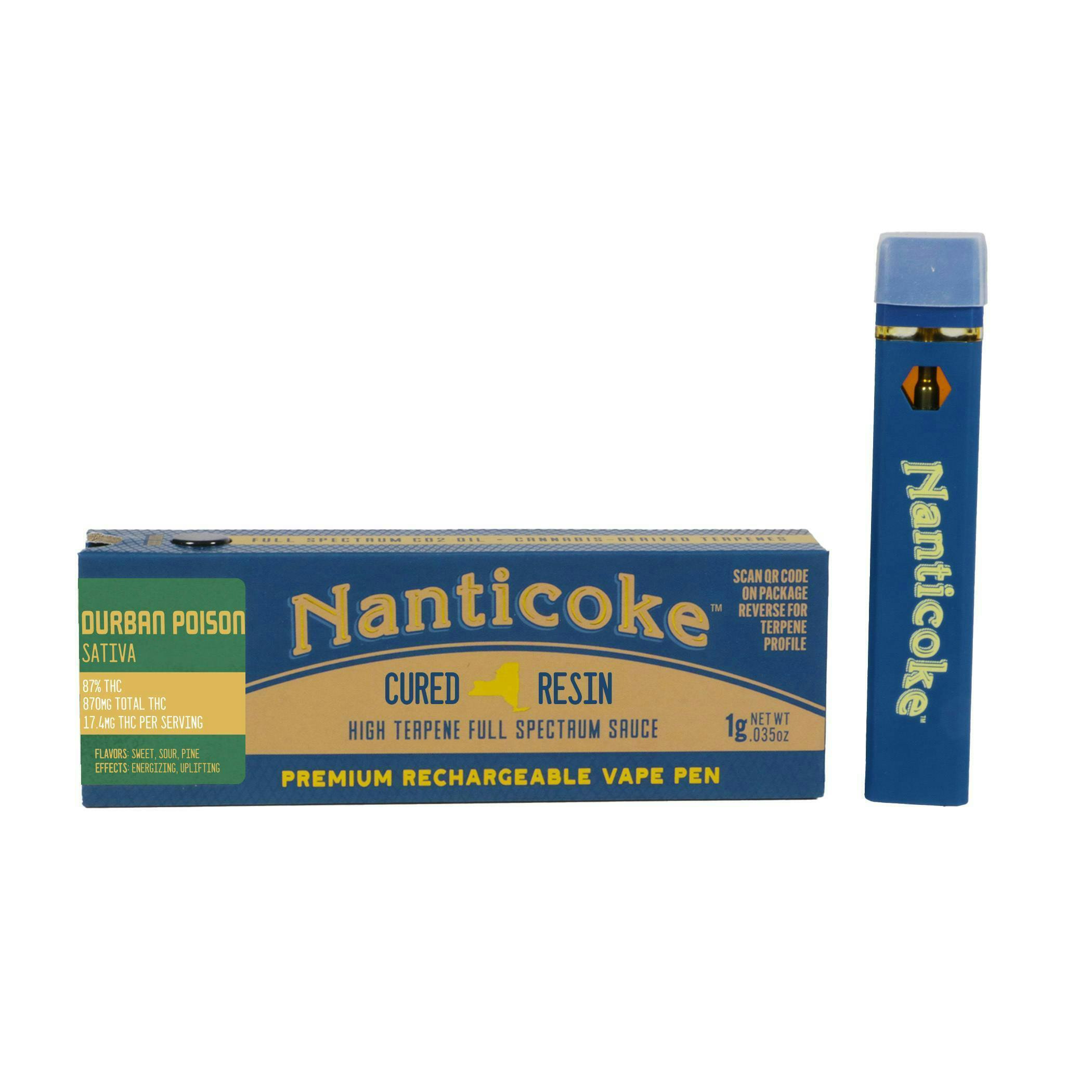 Durban Poison | Disposable | 1g by Nanticoke