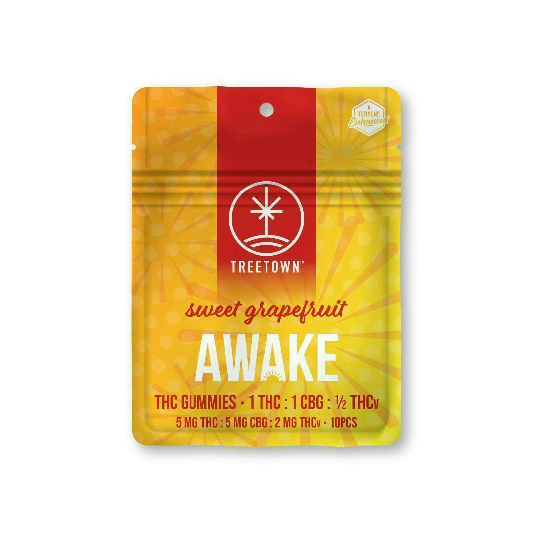 1:1:1:2 Awake Sweet Grapefruit Gummies | 50mg | 10ct | 5mg/ea