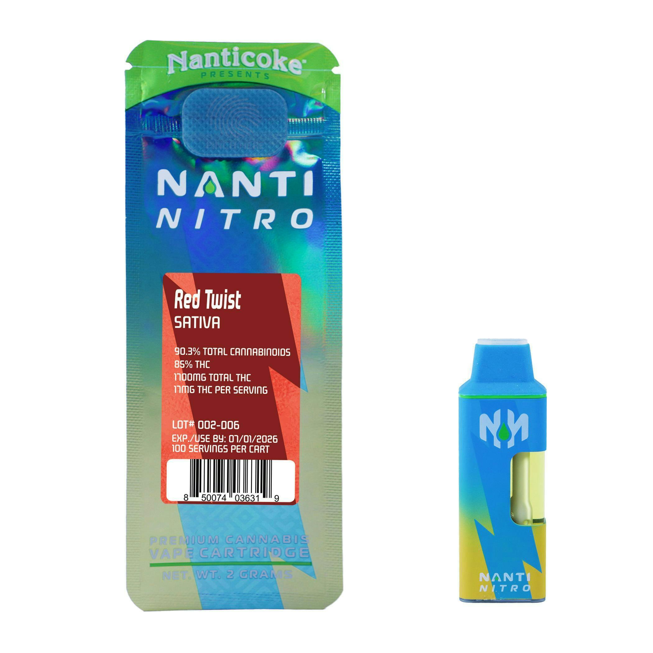 Red Twist | Disposable | 2g by Nanticoke