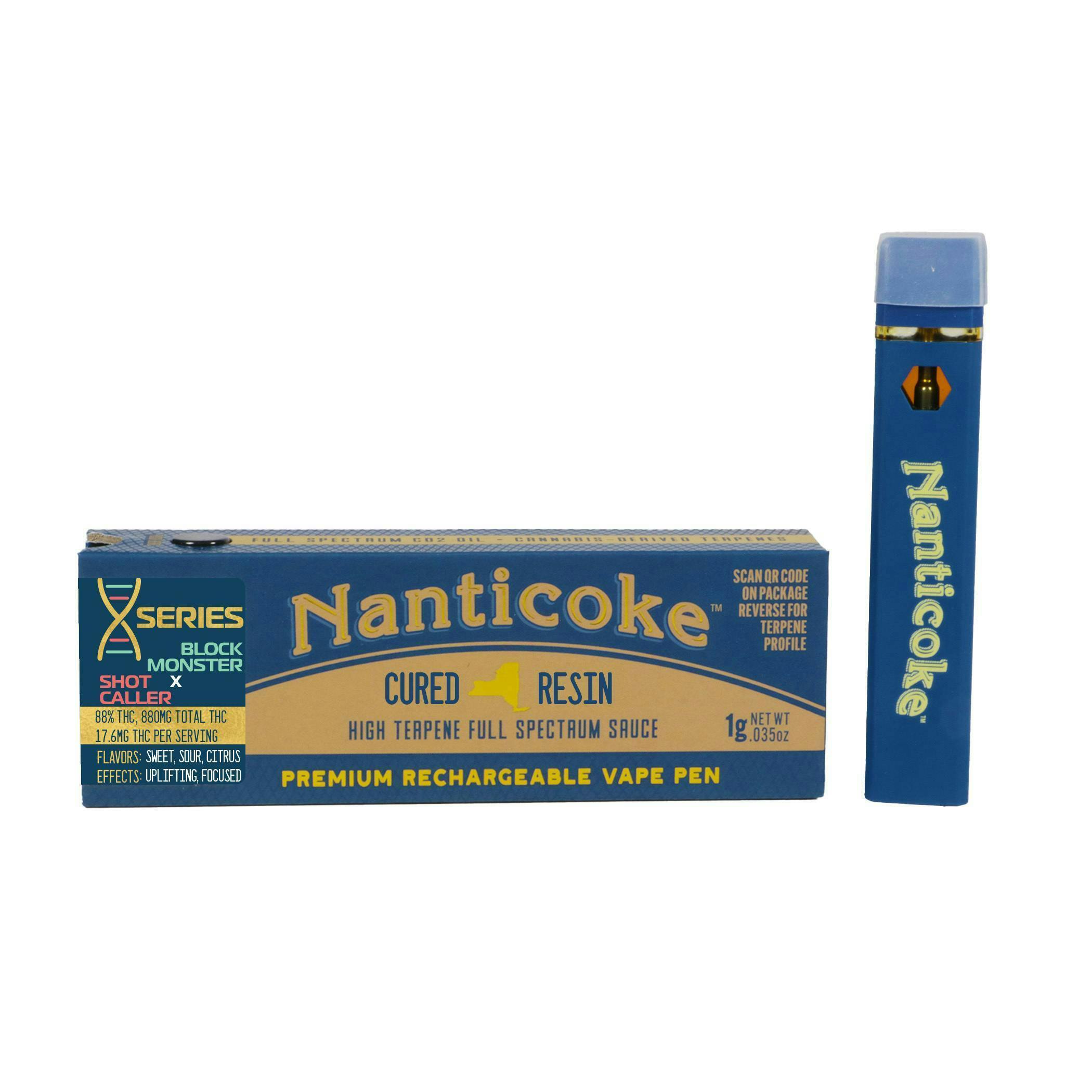 Shot Caller x Block Monster | Cured Resin Disposable | 1g by Nanticoke
