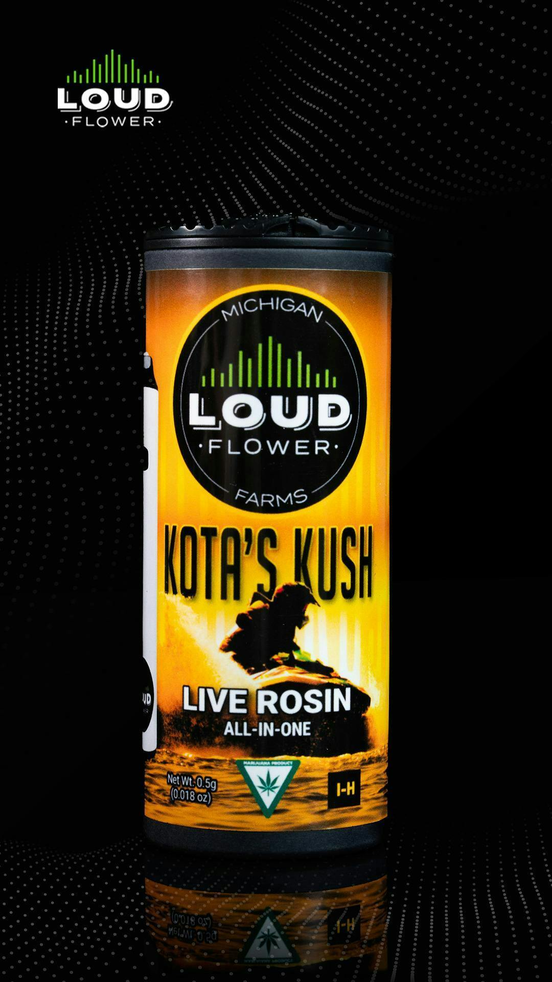 Kota's Kush | Live Rosin Disposable | 0.5g by MI Loud Flower Farms