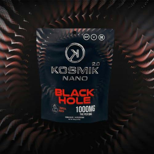 Black Hole | Tropical Punch | Gummies | 1000mg | 10pk by Kosmik Brands