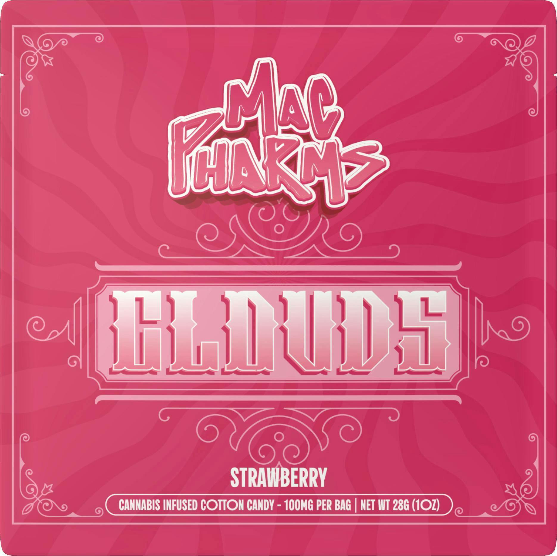 Clouds · Infused Cotton Candy · Strawberry · Edible