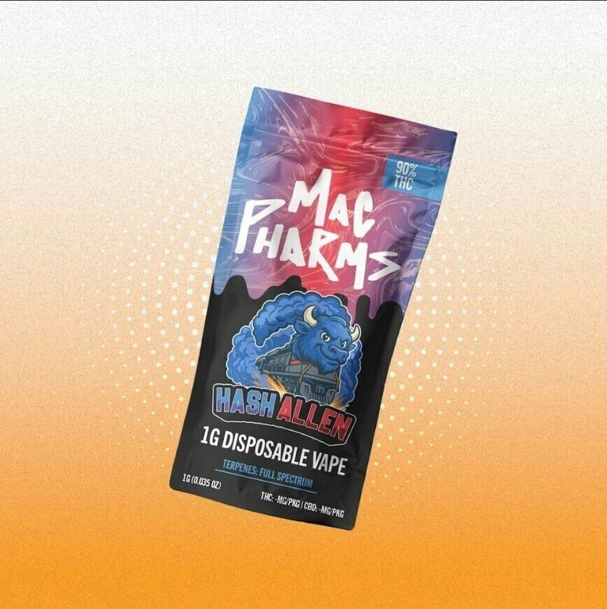 Hash Allen | Disposable Vape | 1g by Mac Pharms