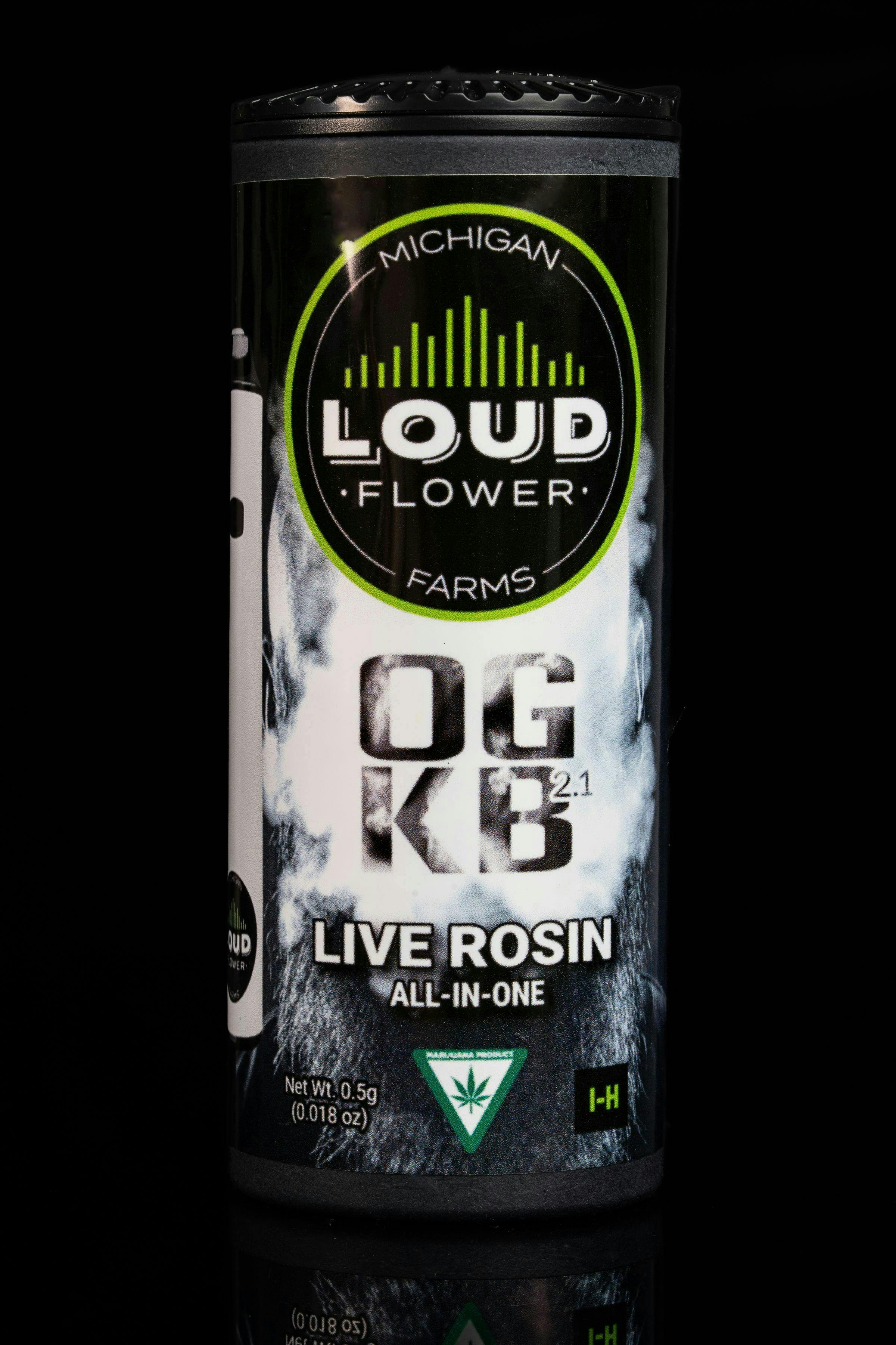 OG Kush Breath (OGKB) | Live Rosin Disposable | 0.5g by MI Loud Flower Farms