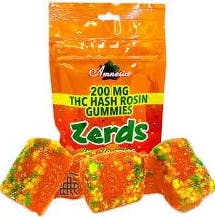 Orange Soda Zerds | Hash Rosin Gummies | 200mg | 10pk | 20mg/ea