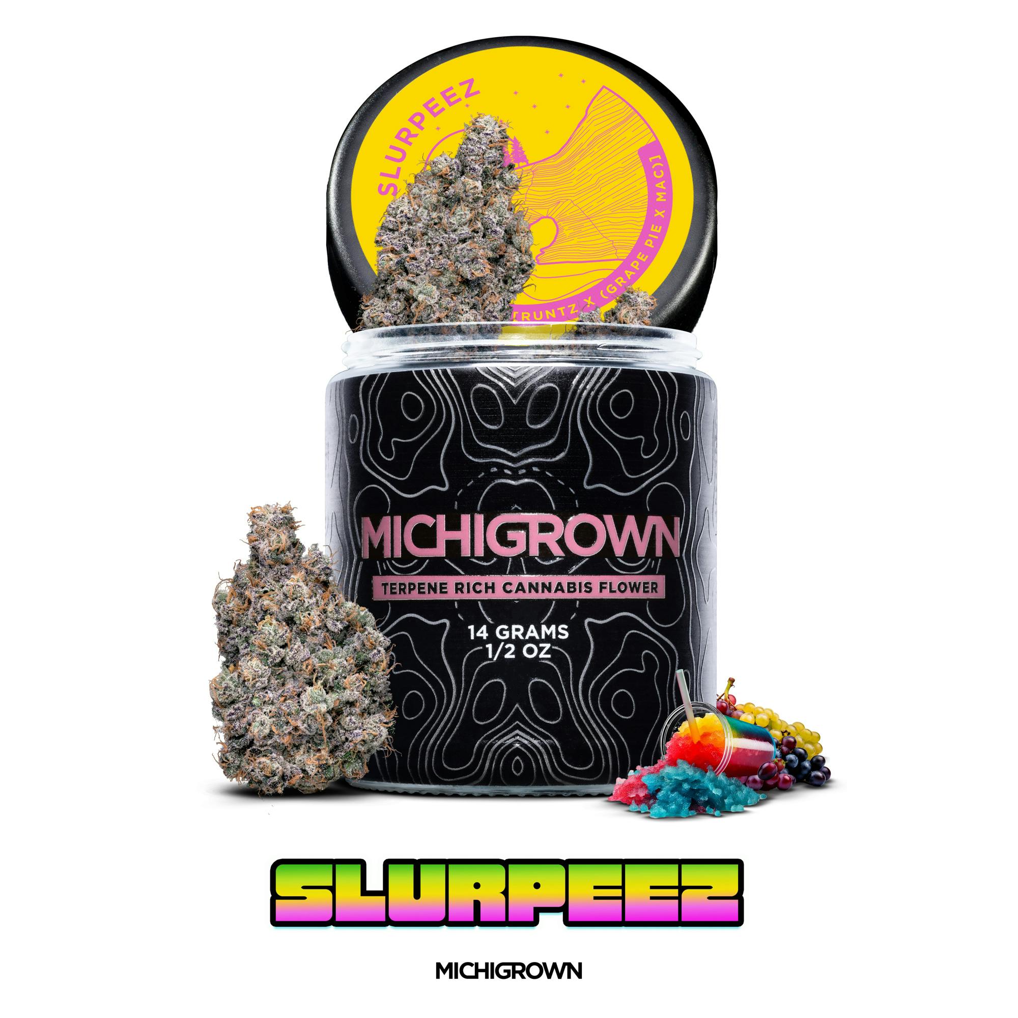 SLURPEEZ - 14 GRAMS - PREMIUM FLOWER - JARS by MICHIGROWN