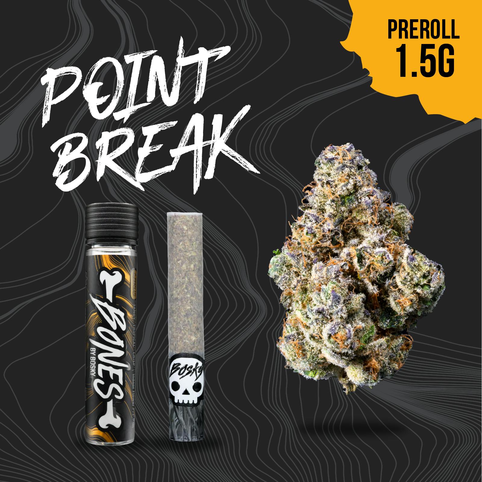 BOSKY | Point Break | Bones Pre-Roll | Citrus | 1.5g