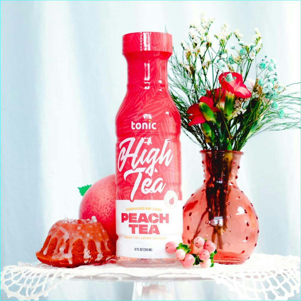 Tonic High Tea | Peach Tea | Non-carbonated | 100mg | 12 fl oz at NOBO