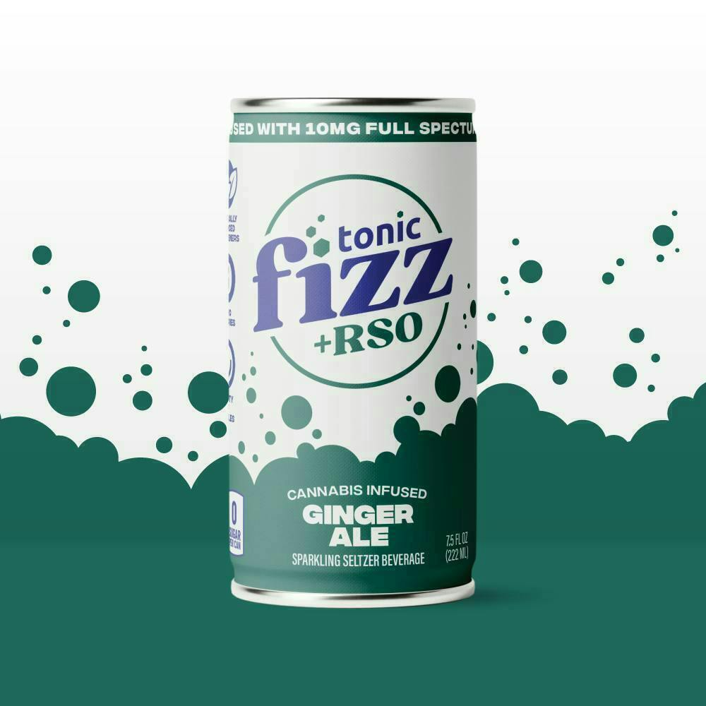 Tonic Fizz Shorties | Ginger Ale | Carbonated | 10mg | 7.5 fl oz