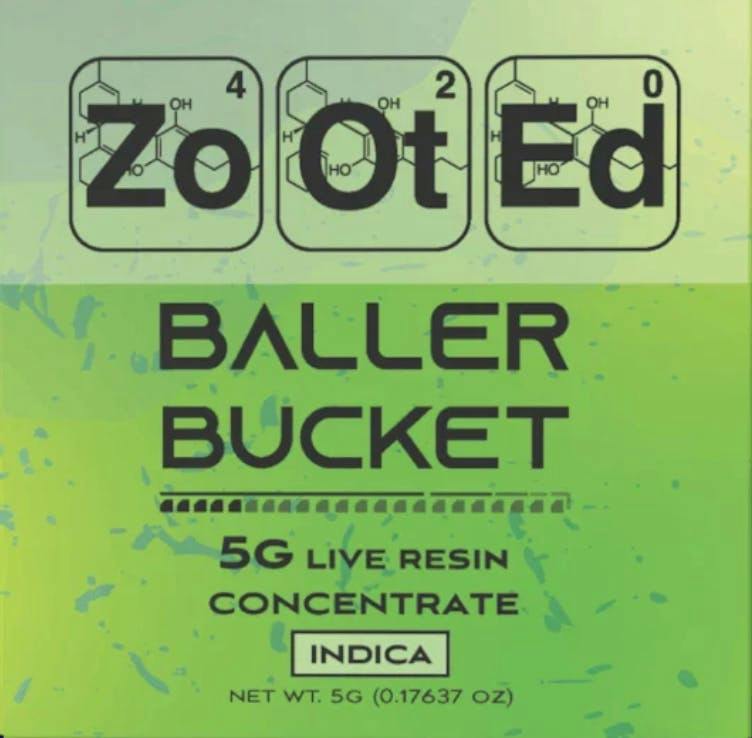 Baller Bucket | San Fernando Valley Cookies | Live Resin Badder | 5g