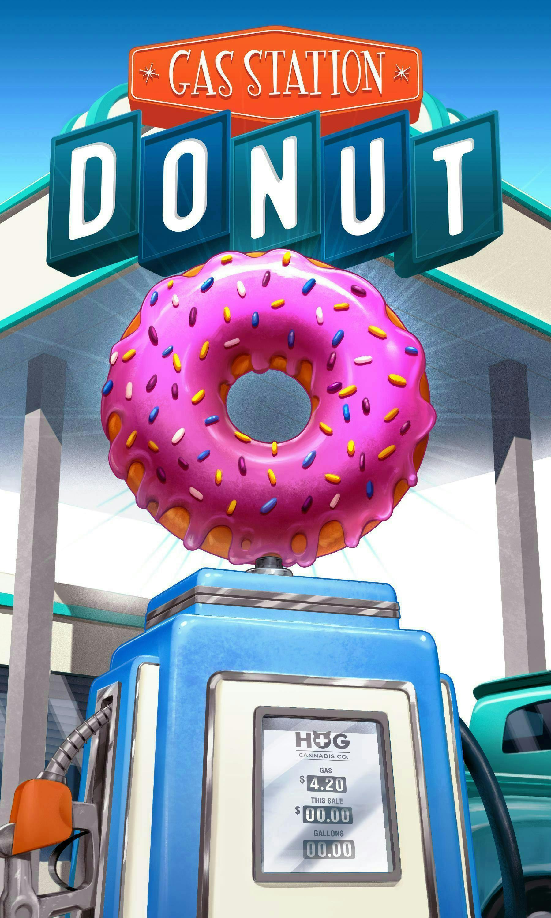 Gas Station Donut | Big Buds | 3.5g by HOG Cannabis Co.