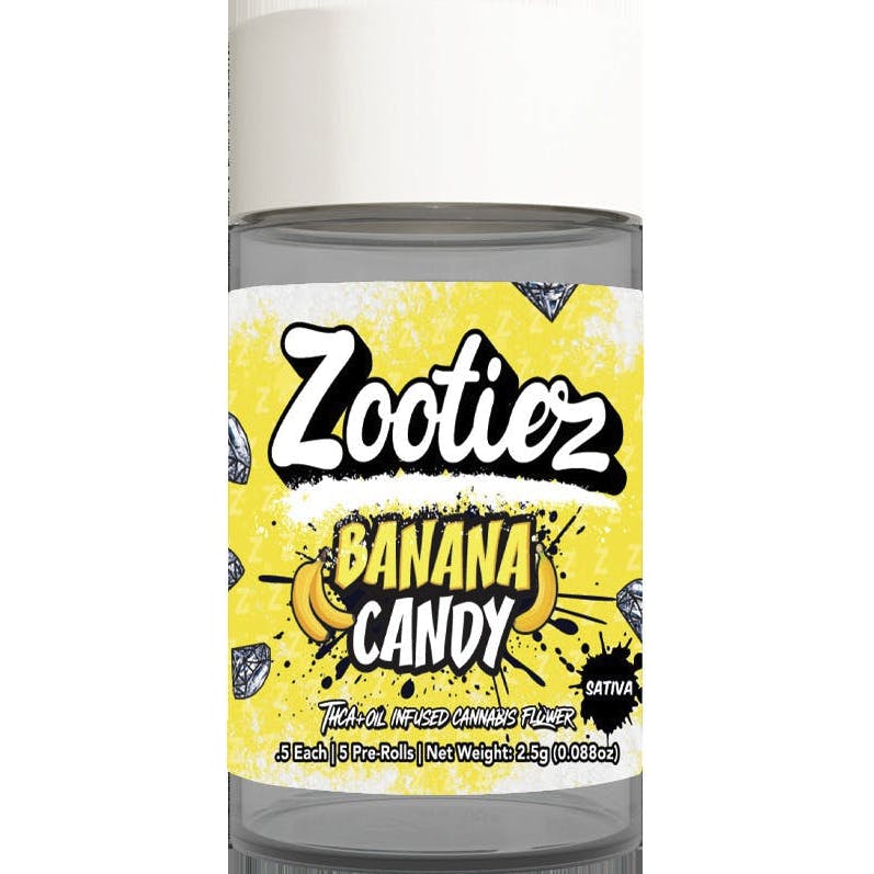 Banana Candy | Infused Minis | 0.5g each | 5pk by Zootiez
