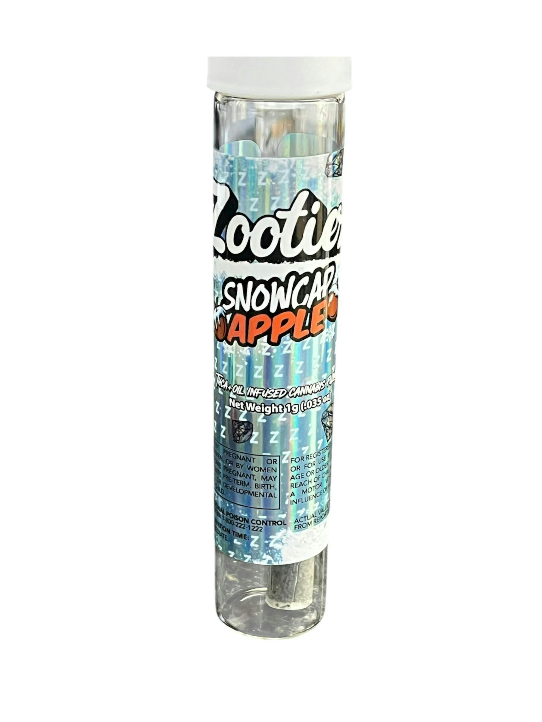 Snowcap Apple | Infused Pre-roll | 1g by Zootiez