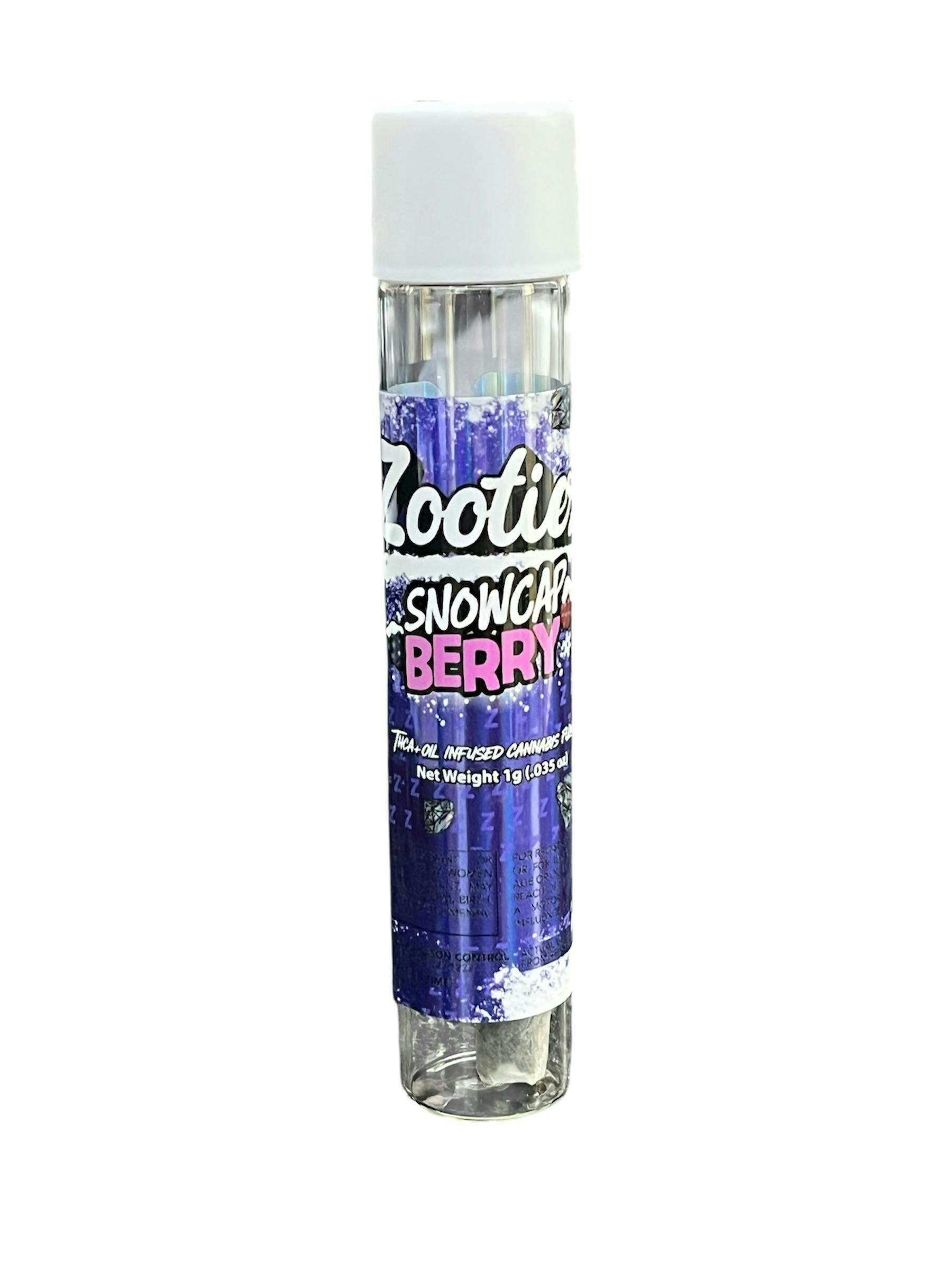 Snowcap Berry | Infused Pre-roll | 1g by Zootiez