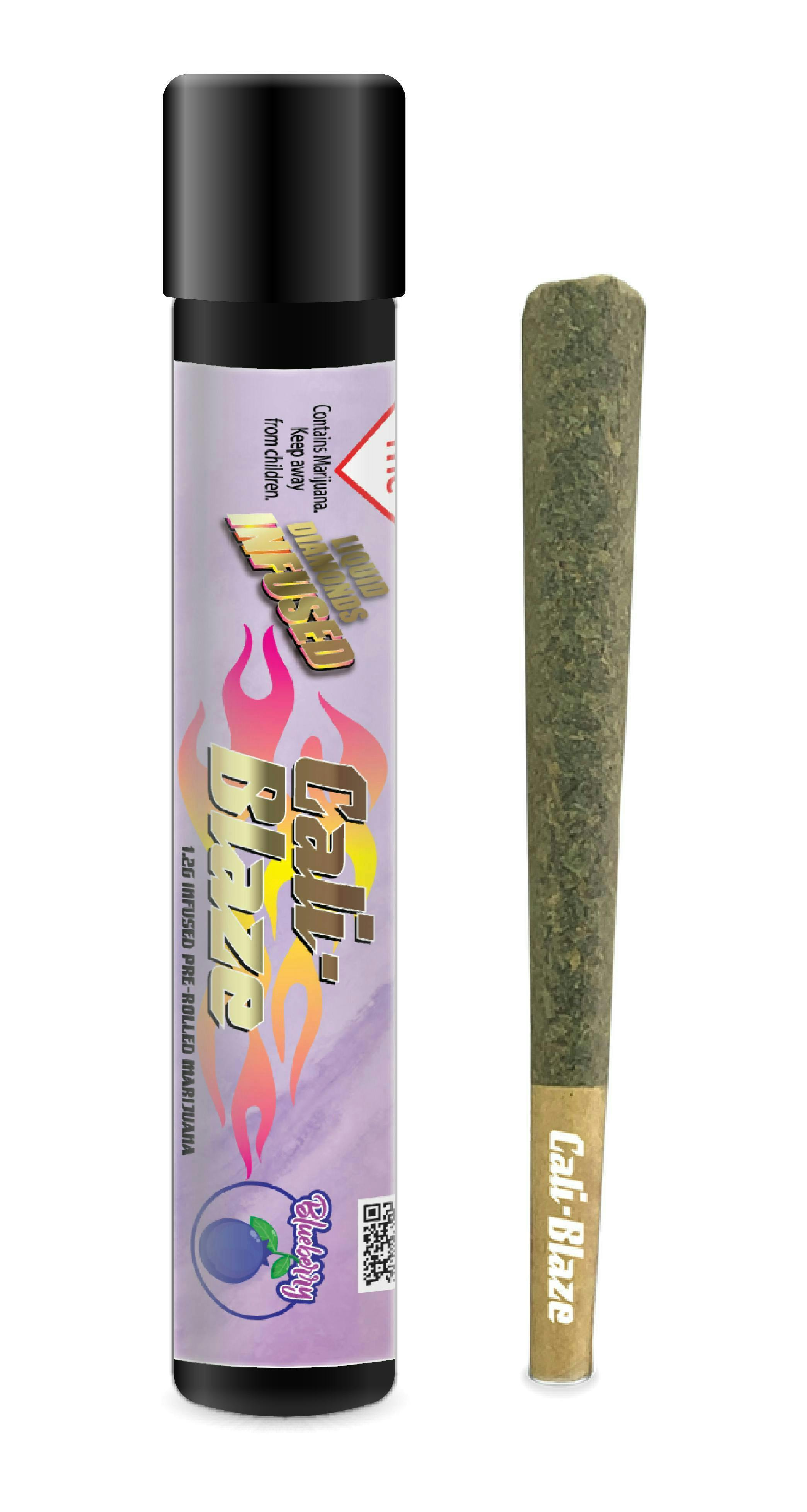 Blueberry Rainmaker | Infused Joint | 1.2g by Cali-Blaze