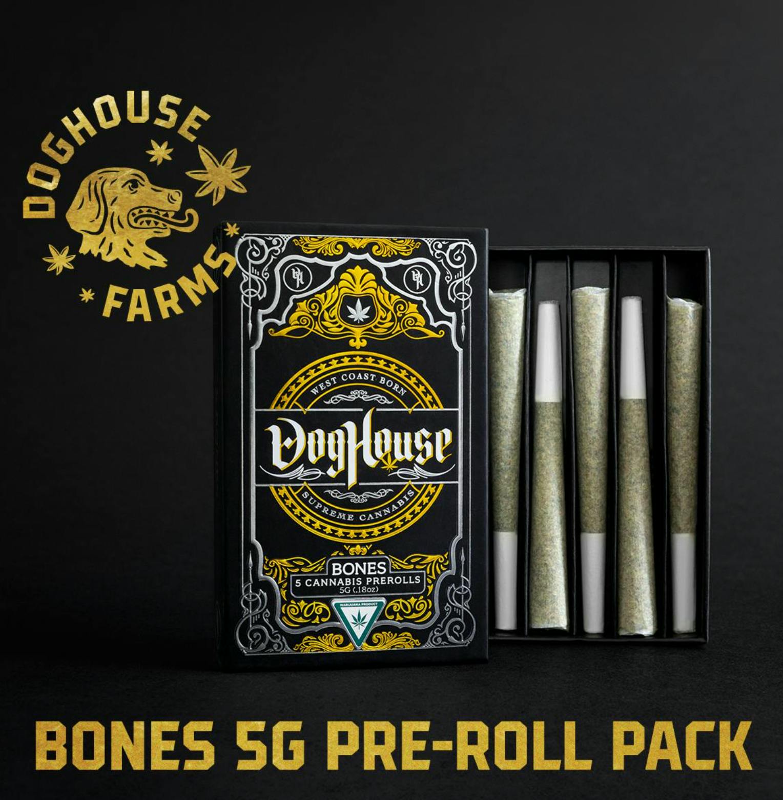 G6 | Bones Pre-rolls | 1g each | 5pk