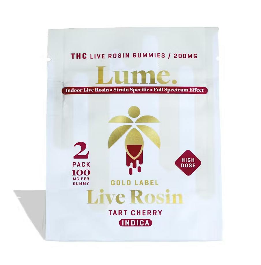 Tart Cherry Live Rosin Gummies | 200mg | 2ct | 100mg/ea